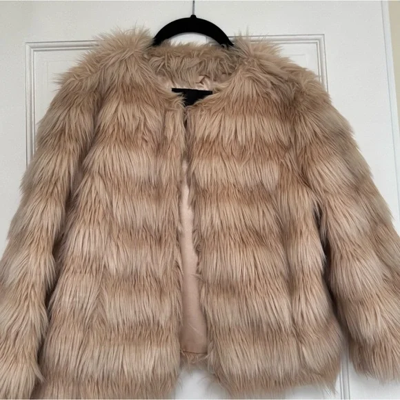 Mossimo Faux Fur Pink Jacket - Picture 10 of 16